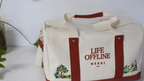 The Go Bag — Embroidered Canvas Weekender