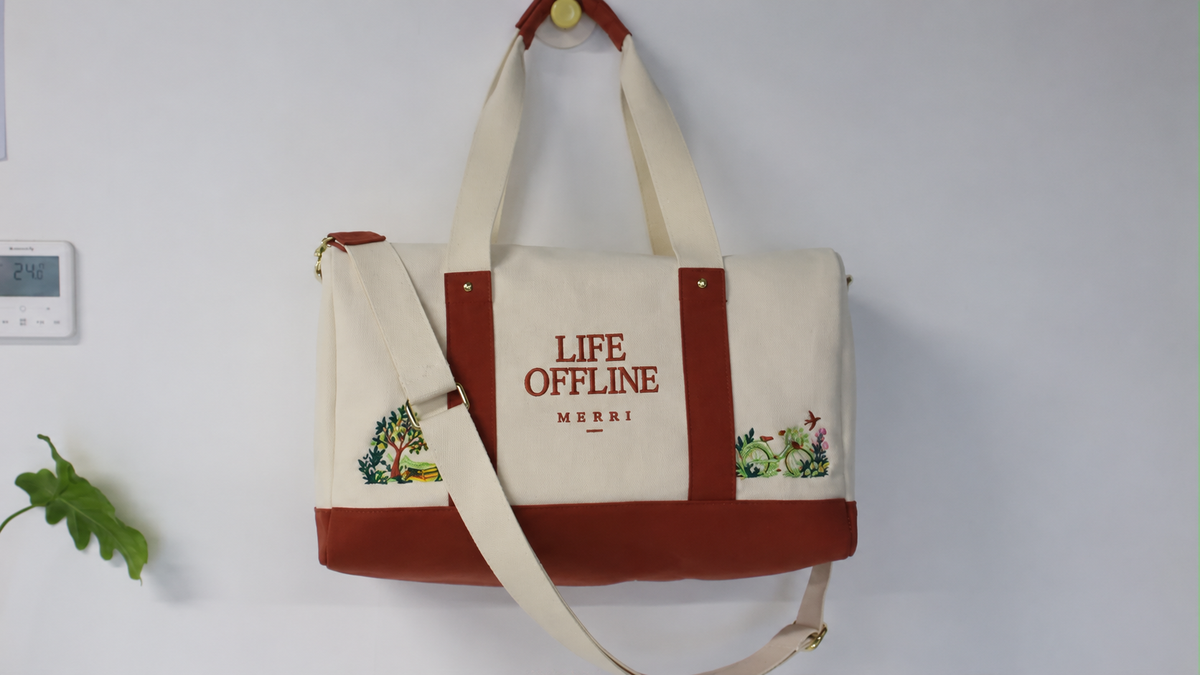 The Go Bag — Embroidered Canvas Weekender