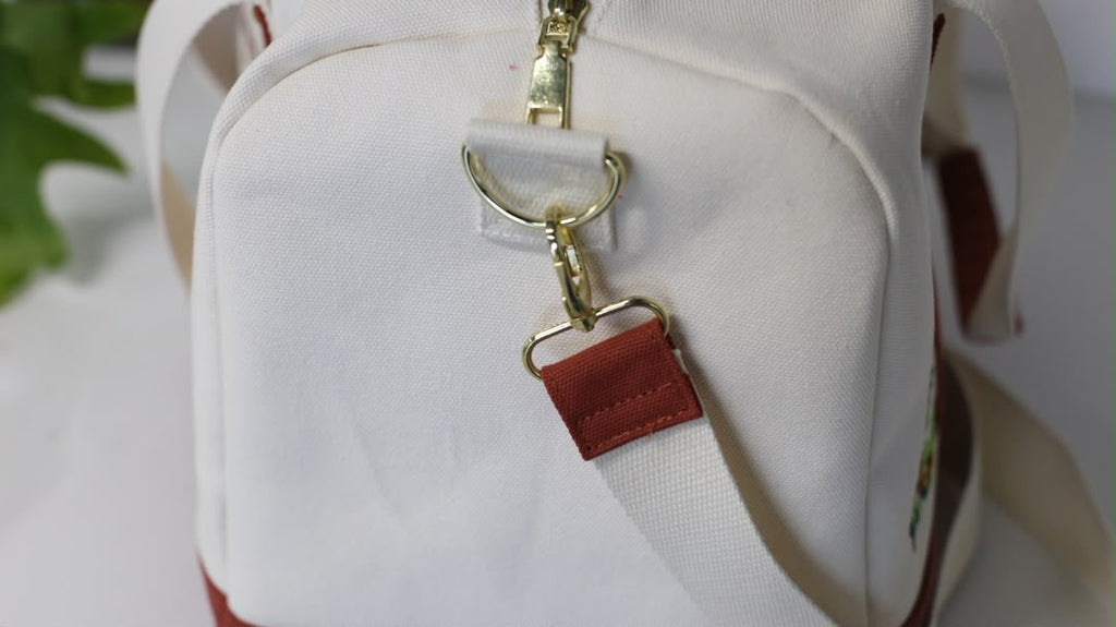 The Go Bag — Embroidered Canvas Weekender