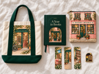 The Ultimate Book Lover's Collection, flat lay